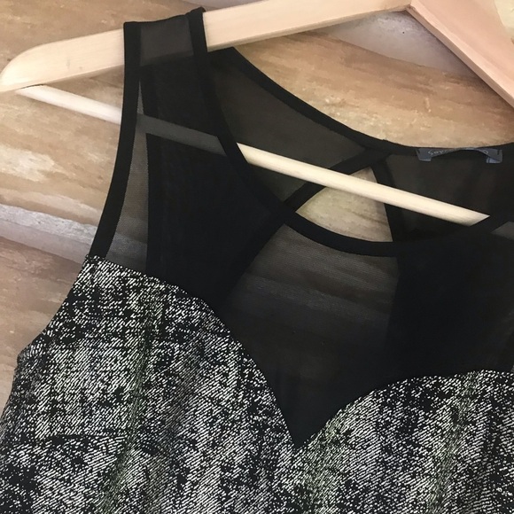 SOPRANO cut-out open back metallic formal dress Jr M - Picture 4 of 11